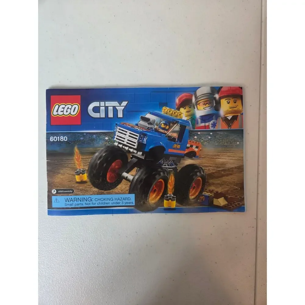 Lego City 60180 Monster Truck Complete Set w Instructions Off Road Build Toy
